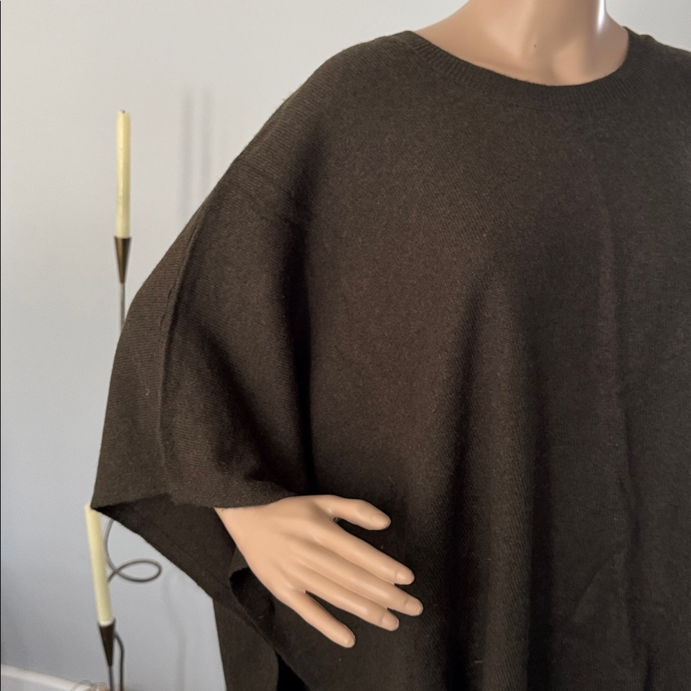 Nordstrom Wool/Cashmere Blend Poncho - Picture 5 of 8